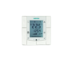 Raumthermostat mit automatischem Drehzahlschalter (RDF600T) Wochenprogramm, Sensor für Fernbedienung Für 2-Rohr- und 4-Rohr-Anwendungen Halbunterputzmontage in Verdrahtungsdose Beleuchtetes Display